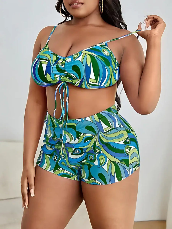 Biquini-Plus-Size-Cropped-Com-Shorts-e-Saida-De-Praia-Verde-03