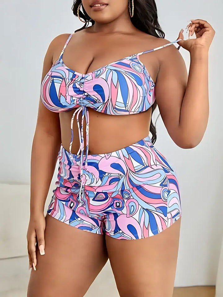 Biquini-Plus-Size-Cropped-Com-Shorts-e-Saida-De-Praia-Roxo-09