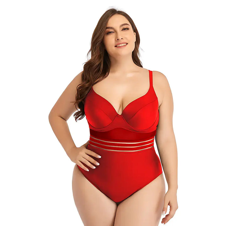 Maio-Plus-Size-Alta-Compressao-Disfarca-Barriga-Vermelho-Seascape-Serenity-02